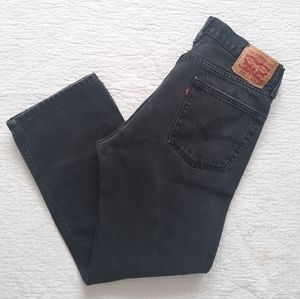 Levi's 505 Jeans Straight Leg size 34x29 Black